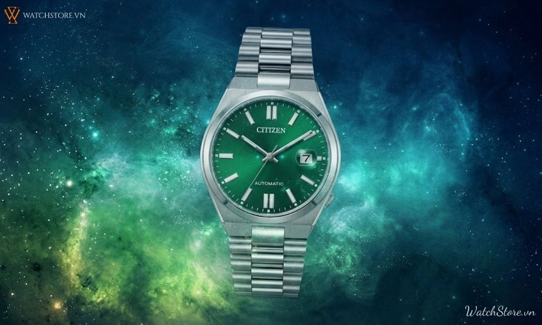 Top 7 đồng hồ mặt xanh ngọc lục bảo nam được yêu thích nhất 2026 - ảnh 3