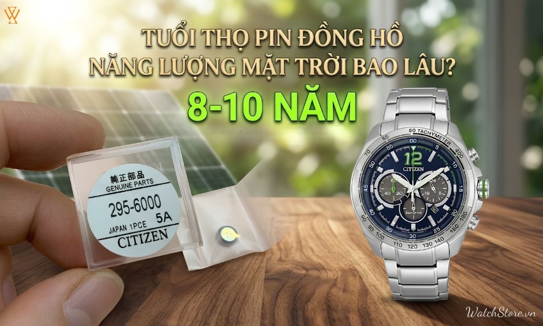 Đồng hồ năng lượng mặt trời có phải thay pin không? Giải đáp A-Z - ảnh 3