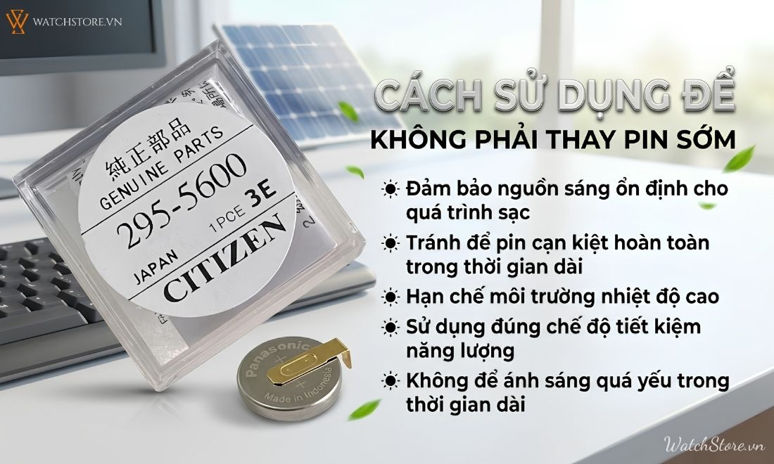 Đồng hồ năng lượng mặt trời có phải thay pin không? Giải đáp A-Z - ảnh 4