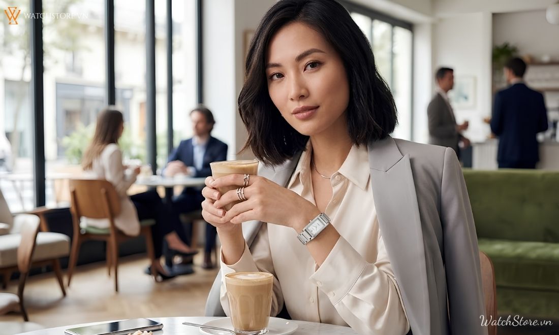 10+ mẫu đồng hồ nữ kiểu lắc tay chính hãng đẹp, sang trọng nhất - ảnh 4