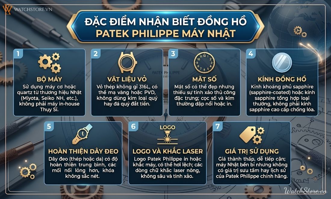 Sự thật về Patek Philippe máy Nhật - Đừng mua nếu chưa biết - ảnh 3