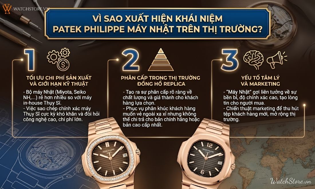 Sự thật về Patek Philippe máy Nhật - Đừng mua nếu chưa biết - ảnh 4