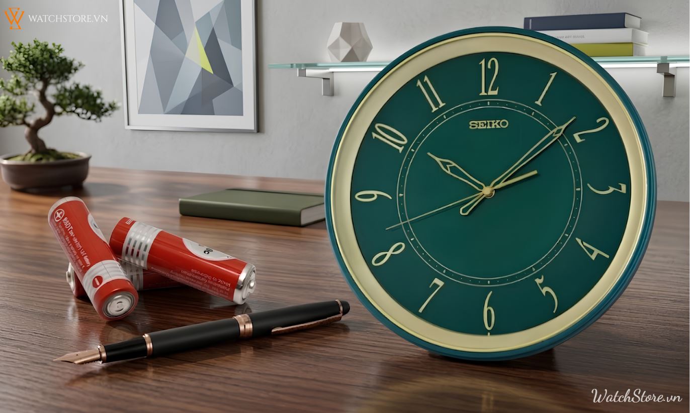 Đồng hồ treo tường Seiko chính hãng, mẫu đẹp, bảo hành 5 năm - ảnh 3
