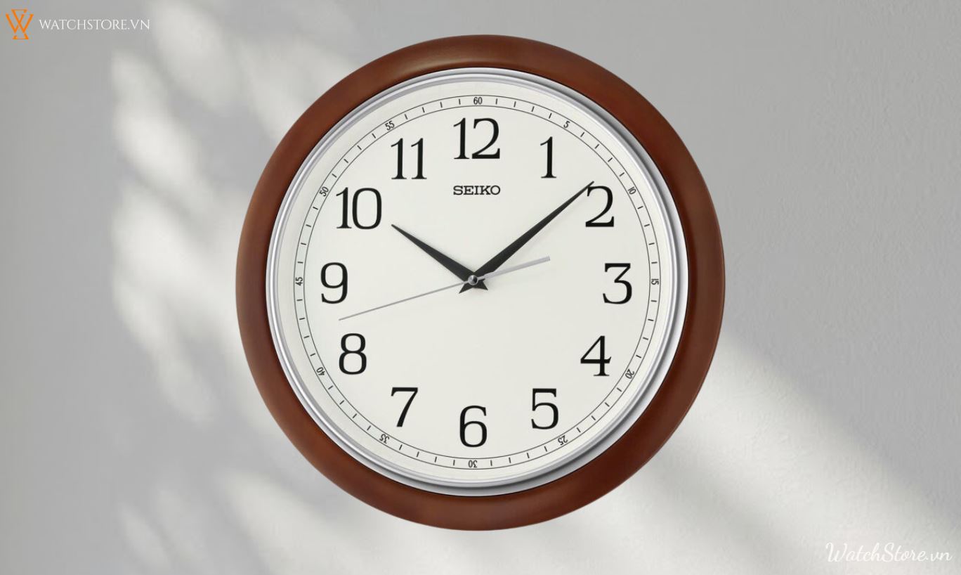 Đồng hồ treo tường Seiko chính hãng, mẫu đẹp, bảo hành 5 năm - ảnh 2