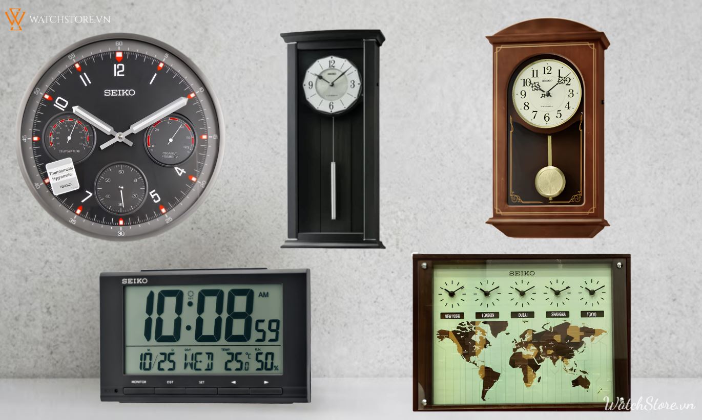 Đồng hồ treo tường Seiko chính hãng, mẫu đẹp, bảo hành 5 năm - ảnh 6