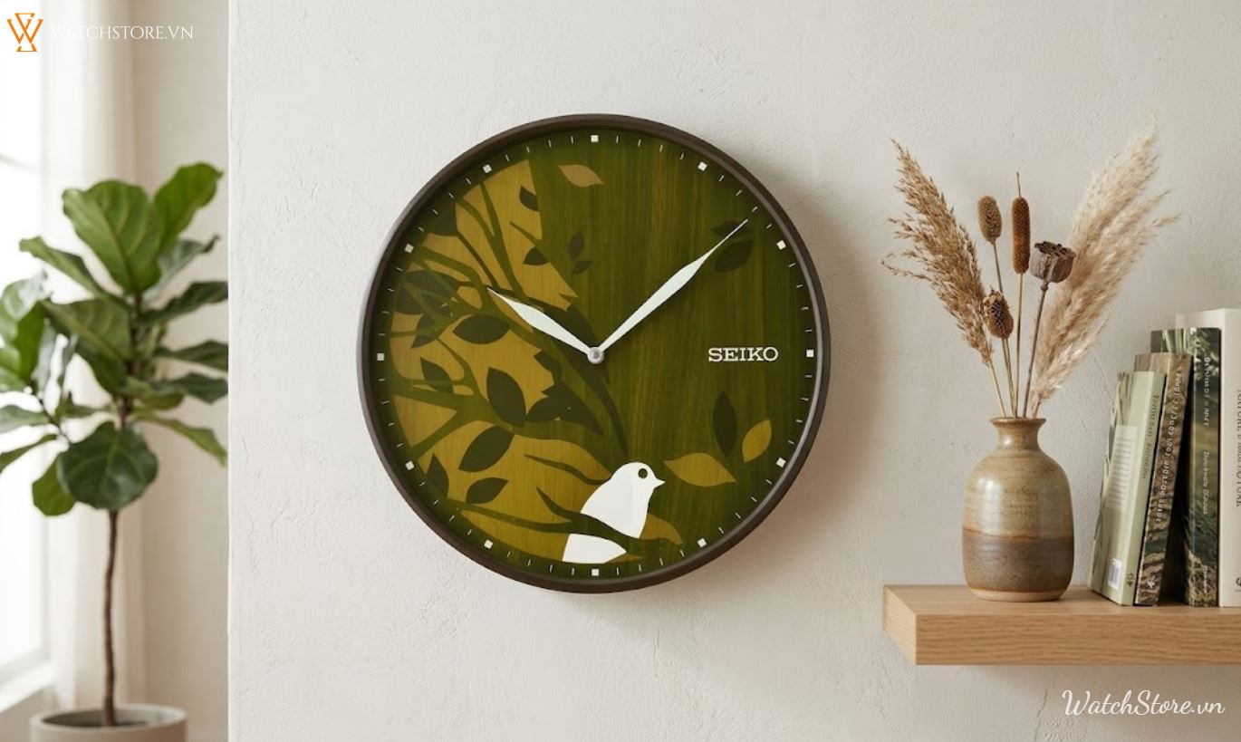 Đồng hồ treo tường Seiko chính hãng, mẫu đẹp, bảo hành 5 năm - ảnh 8