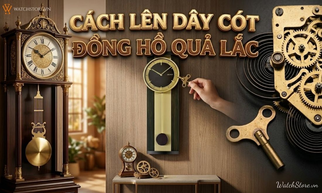 2 Cách Lên Dây Cót Đồng Hồ Quả Lắc Chuẩn, Đúng Kỹ Thuật 1 cach len day cot dong ho qua lac 1 1