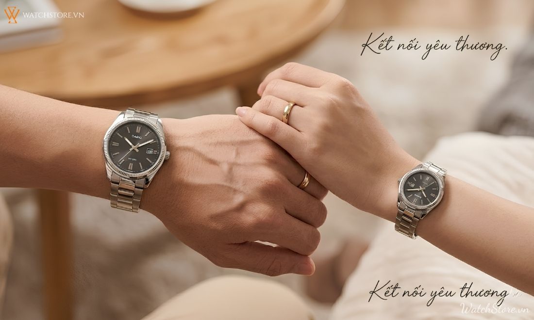 Đồng hồ đôi Casio nào đẹp? Top 7 mẫu được yêu thích nhất 2026 2 dong ho doi casio 2