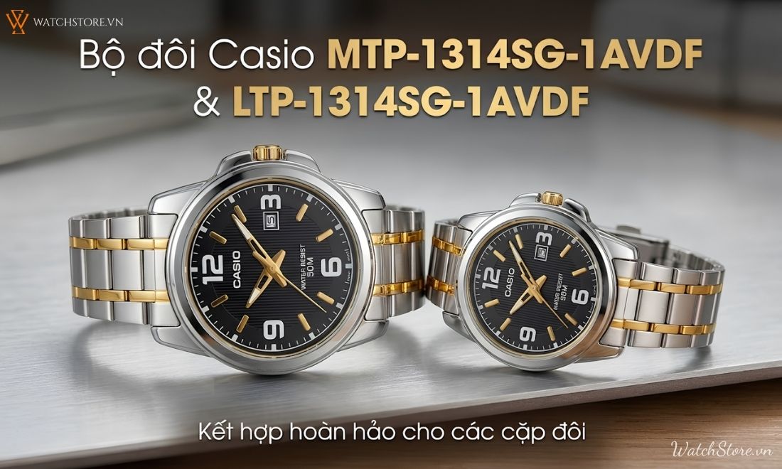 Đồng hồ đôi Casio nào đẹp? Top 7 mẫu được yêu thích nhất 2026 4 dong ho doi casio 4