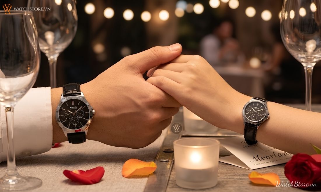 Đồng hồ đôi Casio nào đẹp? Top 7 mẫu được yêu thích nhất 2026 6 dong ho doi casio 6