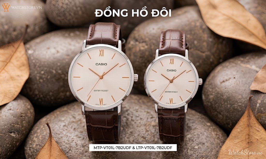 Đồng hồ đôi Casio nào đẹp? Top 7 mẫu được yêu thích nhất 2026 7 dong ho doi casio 7