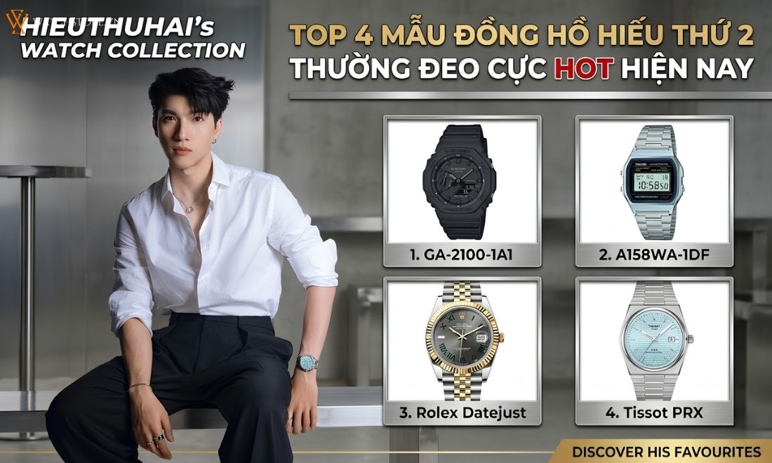 Top 4 mẫu đồng hồ Hiếu Thứ 2 thường đeo cực Hot gây sốt giới trẻ - ảnh 1