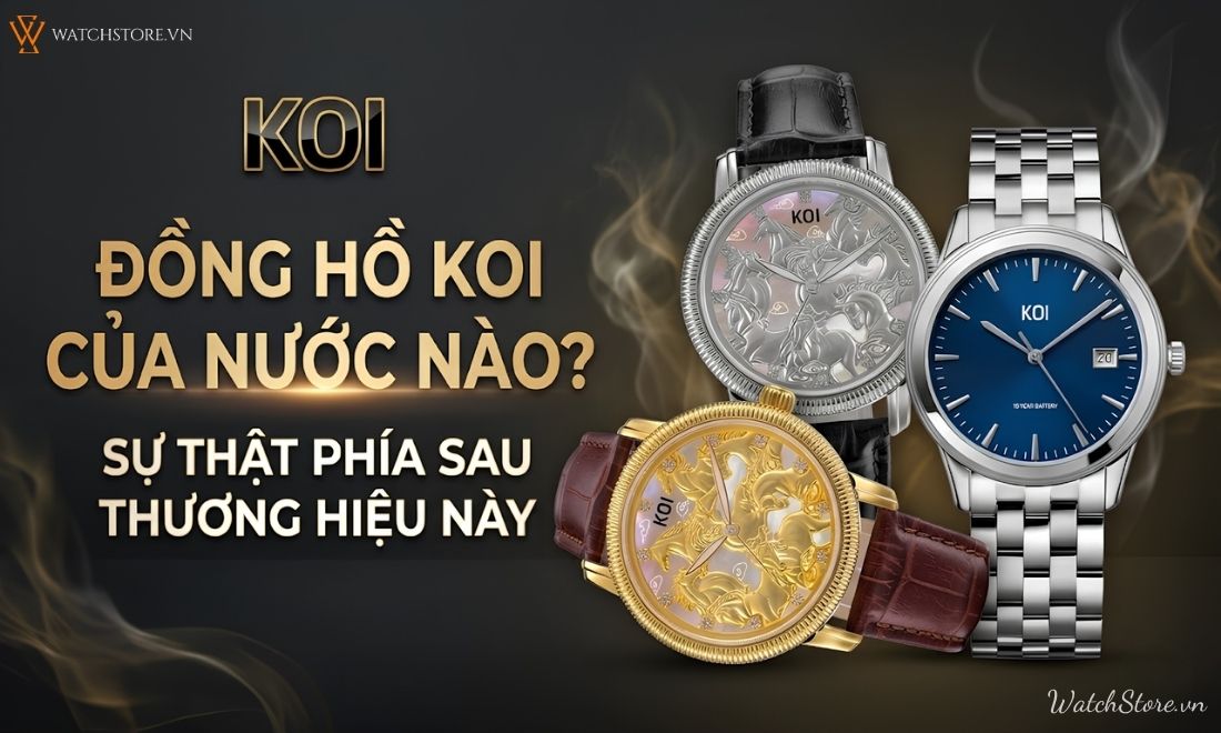 Đồng hồ KOI của nước nào? Các dòng nổi bật theo phong cách 1 Đồng hồ KOI của nước nào? Các dòng nổi bật theo phong cách - ảnh 1