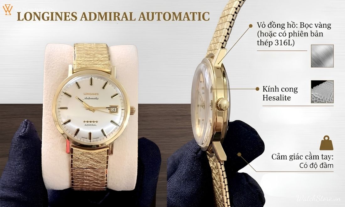 Đồng hồ Longines 5 Sao Đô Đốc: Biểu tượng vintage thập niên 70-80 - ảnh 5