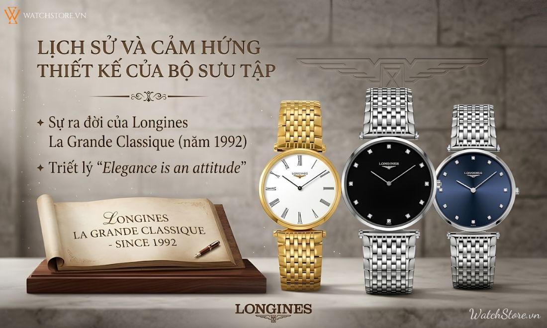 Đồng hồ Longines La Grande Classique, BST nổi bật vượt thời gian 2 Đồng hồ Longines La Grande Classique, BST nổi bật vượt thời gian - ảnh 2