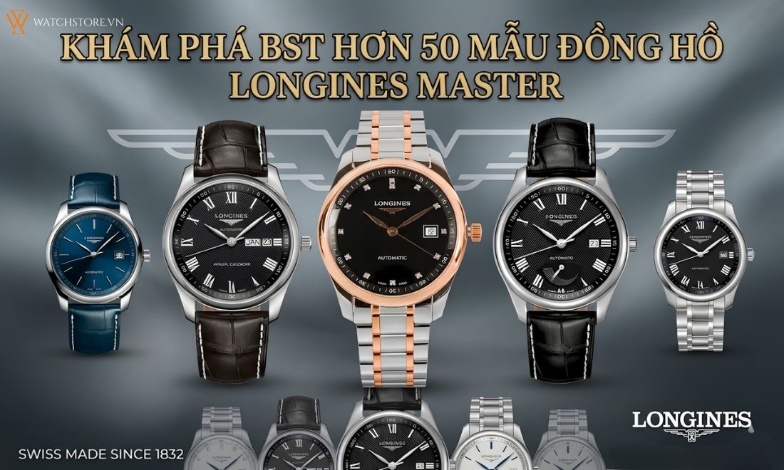 Khám phá hơn 50 mẫu đồng hồ Longines Master Collection sang trọng nhất hiện nay 1 dong ho longines master collection 1