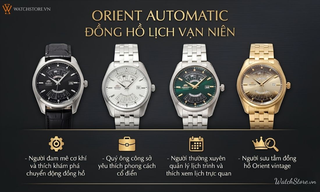 Tìm hiểu đồng hồ Orient lịch vạn niên & Top 6 mẫu nổi bật - ảnh 5
