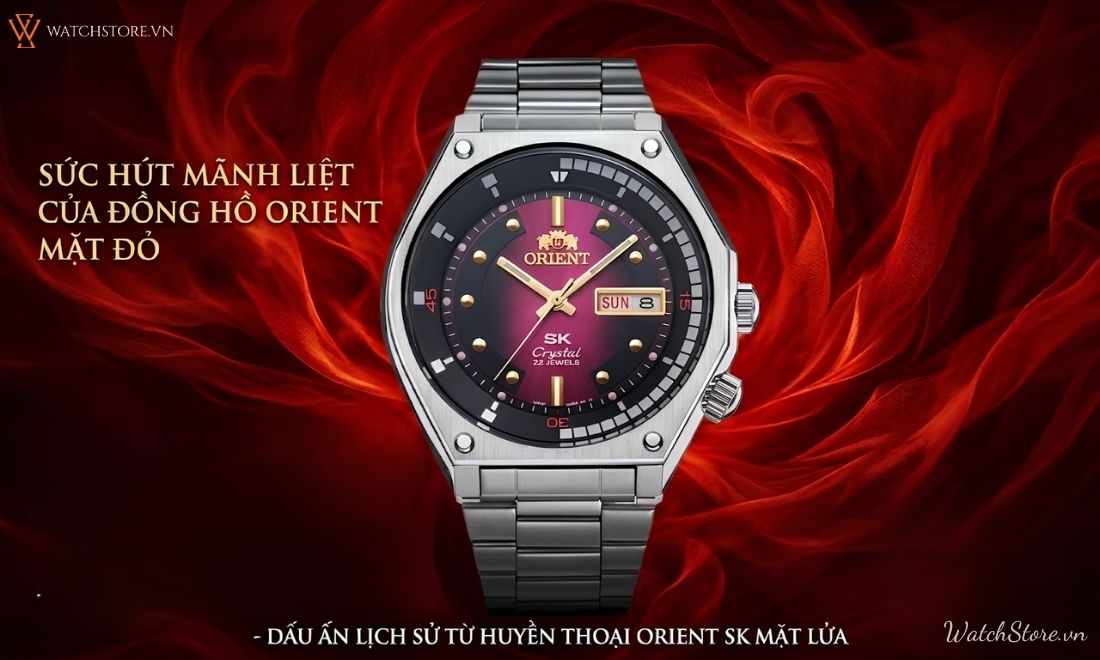 Top 4 đồng hồ Orient mặt đỏ đẹp nhất, phối đồ tạo điểm nhấn - ảnh 2