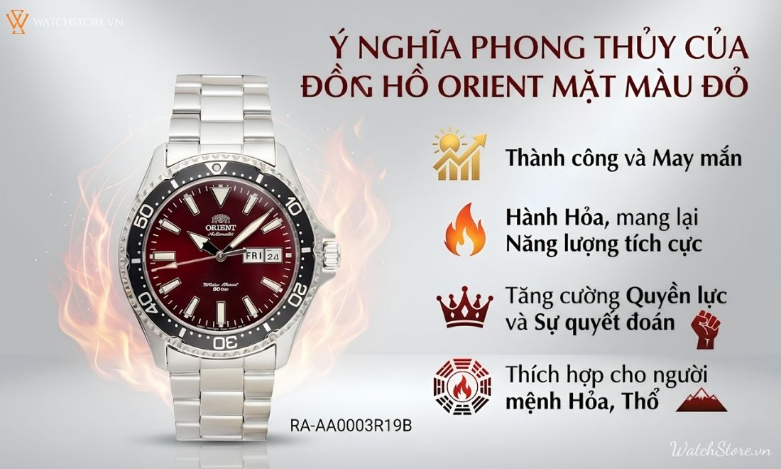 Top 4 đồng hồ Orient mặt đỏ đẹp nhất, phối đồ tạo điểm nhấn - ảnh 3