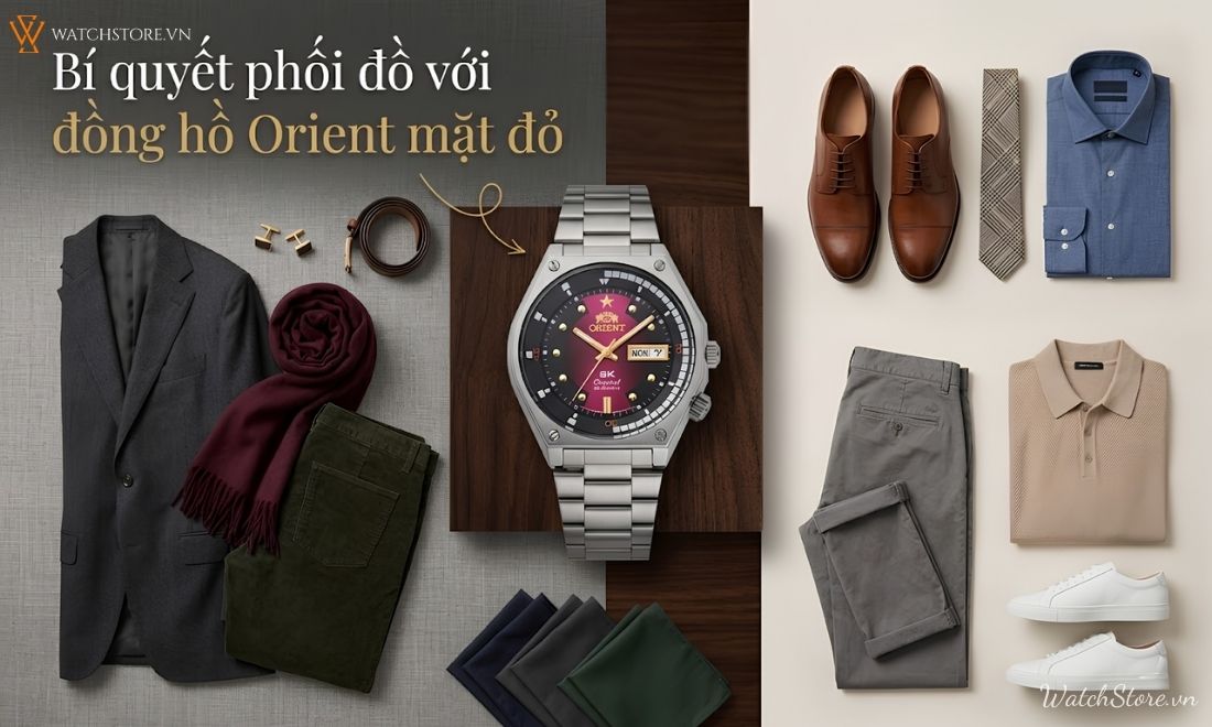 Top 4 đồng hồ Orient mặt đỏ đẹp nhất, phối đồ tạo điểm nhấn - ảnh 5