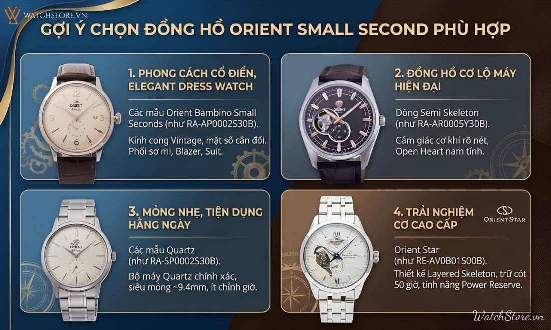 Top 7 đồng hồ Orient Small Second nổi bật từ cổ điển đến cao cấp - ảnh 9