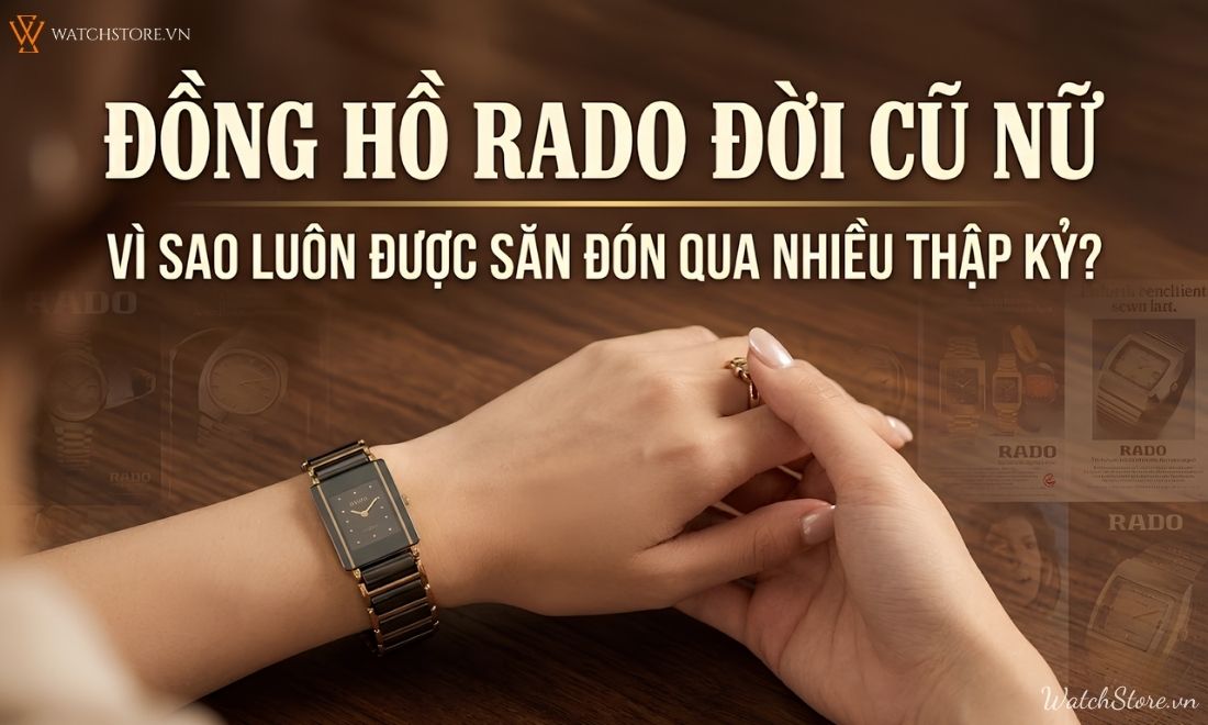 Đồng hồ Rado đời cũ nữ: Vì sao được săn đón qua nhiều thập kỷ? 1 dong ho rado doi cu nu 1