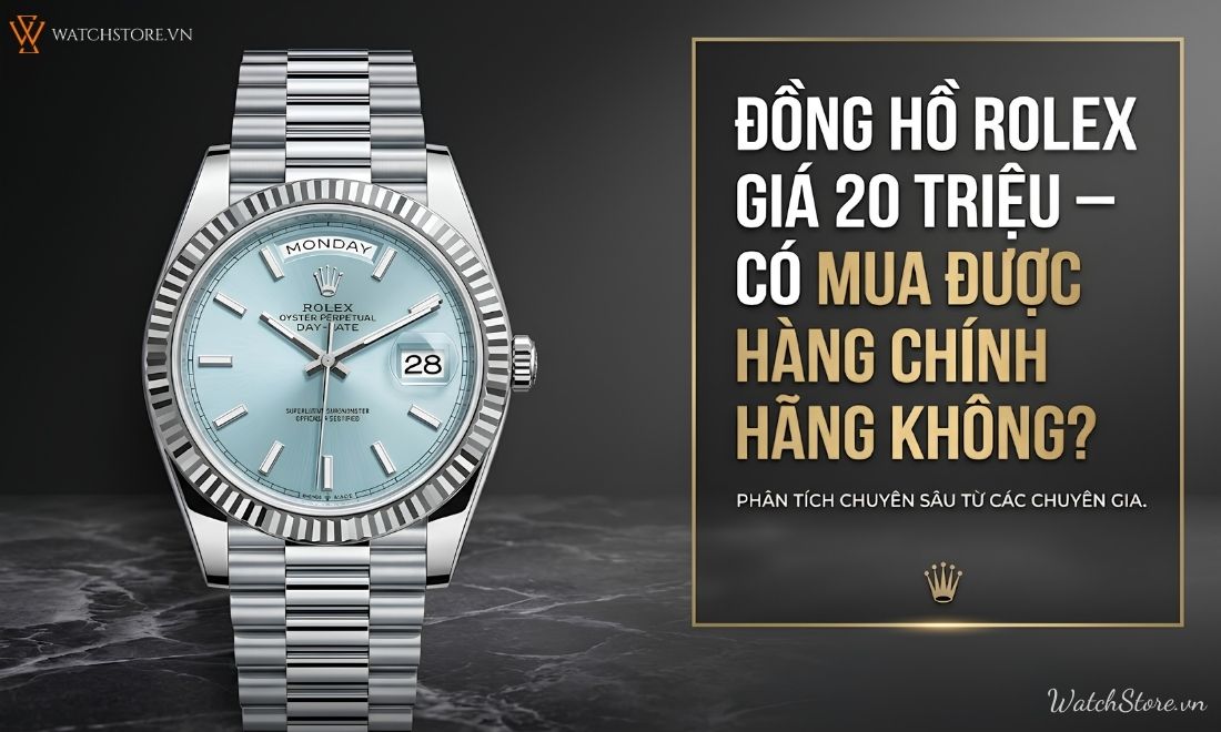 Đồng hồ Rolex giá 20 triệu: có mua được hàng chính hãng không? - ảnh 1 