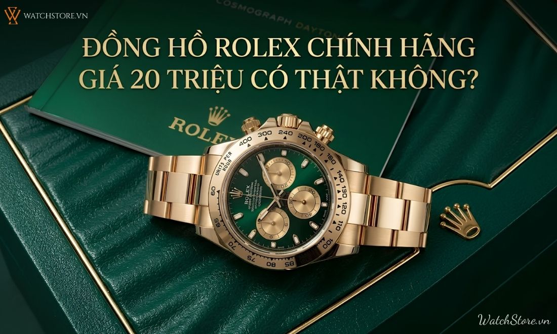 Đồng hồ Rolex giá 20 triệu: có mua được hàng chính hãng không? - ảnh 2