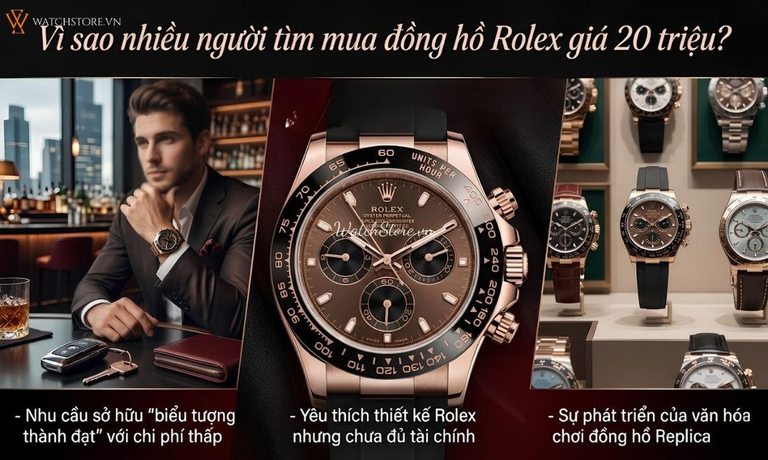 Đồng hồ Rolex giá 20 triệu: có mua được hàng chính hãng không? - ảnh 4