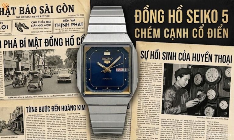 Đồng hồ seiko 5 chém cạnh: Huyền thoại góc cạnh thập niên 70