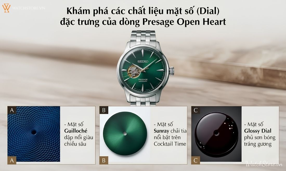 Đồng hồ Seiko Presage Open Heart: Vẻ đẹp lộ cơ đậm chất Nhật Bản 3 Đồng hồ Seiko Presage Open Heart: Vẻ đẹp lộ cơ đậm chất Nhật Bản - ảnh 3
