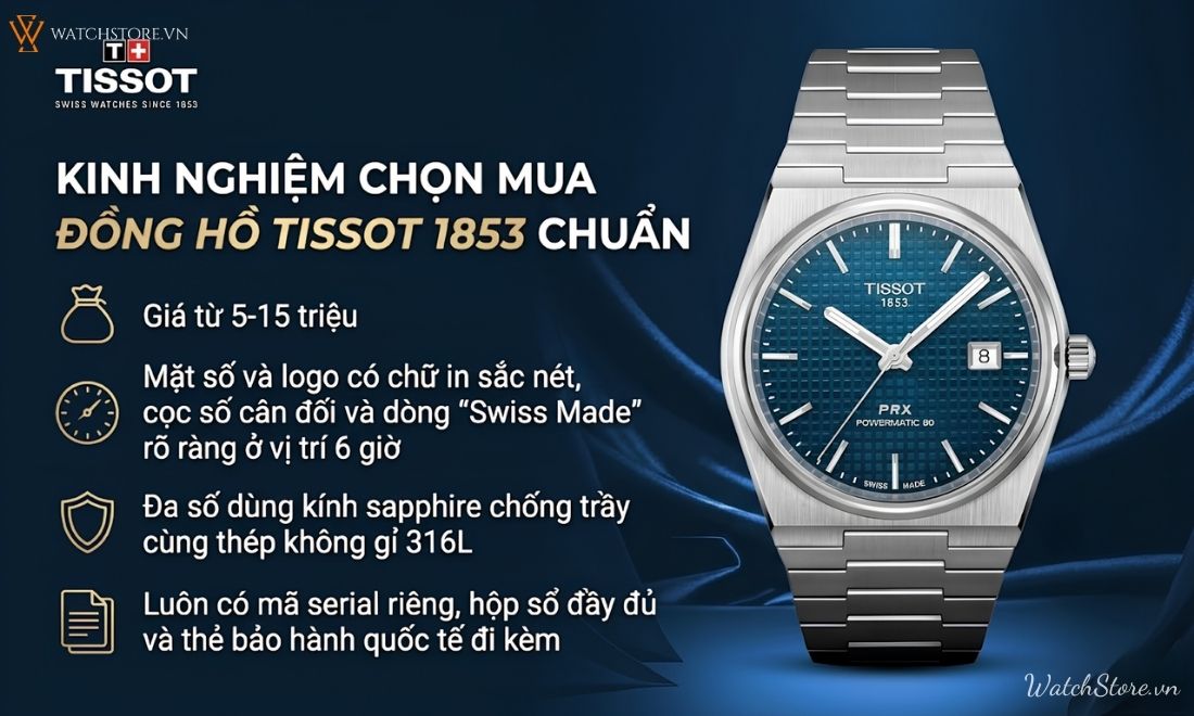 Đồng hồ Tissot 1853 Máy Nhật Là Hàng Gì? Giải Đáp Cho Người Mới 5 Đồng hồ Tissot 1853 Máy Nhật Là Hàng Gì? Giải Đáp Cho Người Mới - ảnh 5