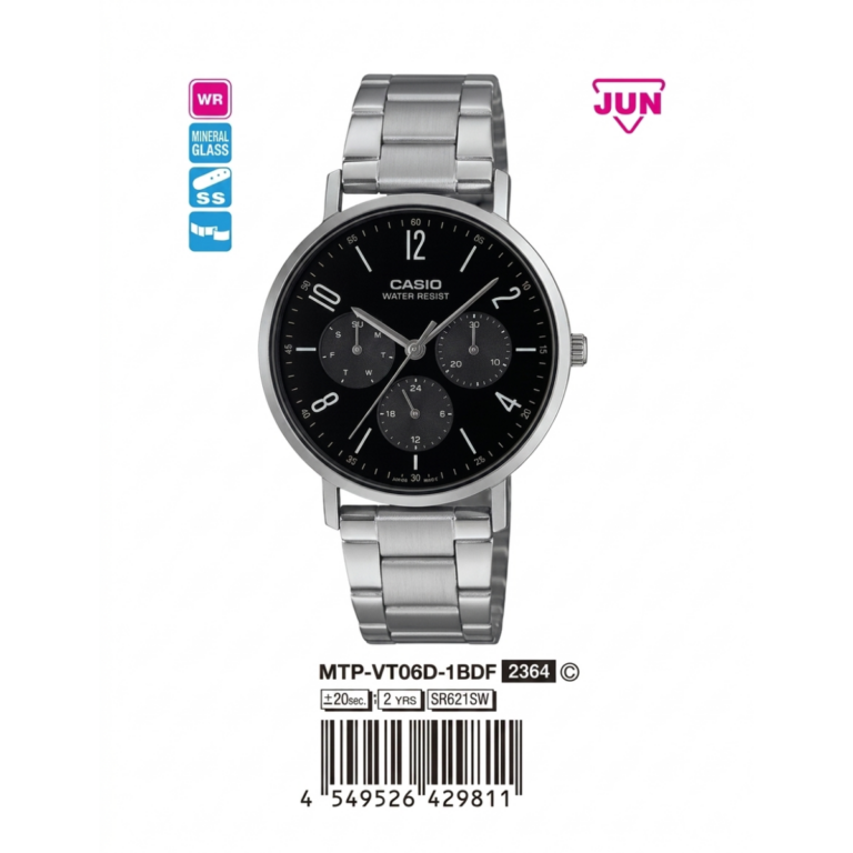 Casio Nam MTP-VT06D-1BDF