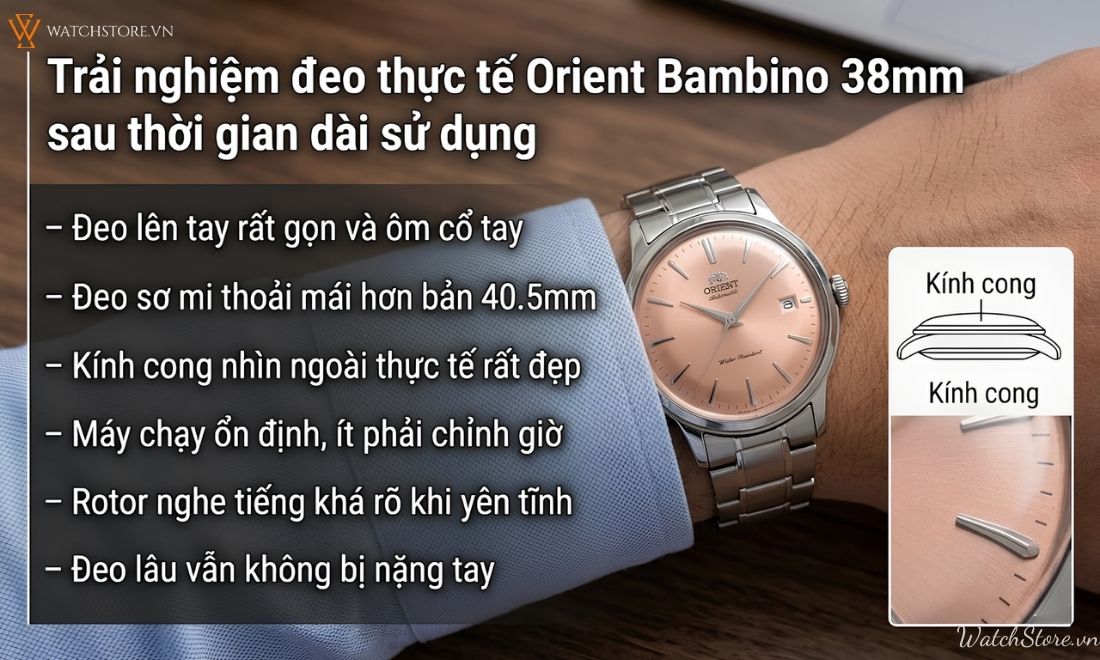 BST đồng hồ Orient Bambino 38mm - Kích thước dress watch lý tưởng 6 BST đồng hồ Orient Bambino 38mm - Kích thước dress watch lý tưởng - ảnh 6