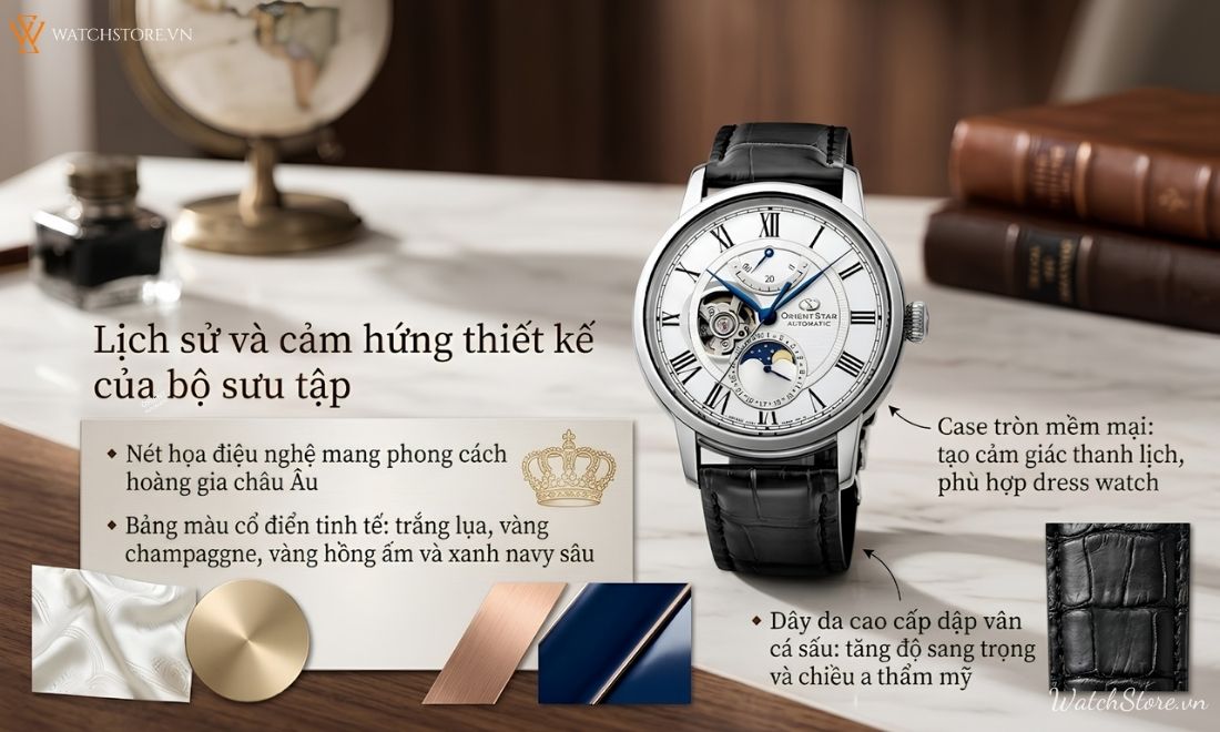 Bộ sưu tập Orient Star Elegant Classic tuyệt tác thời gian cổ điển 2 Bộ sưu tập Orient Star Elegant Classic tuyệt tác thời gian cổ điển - ảnh 2