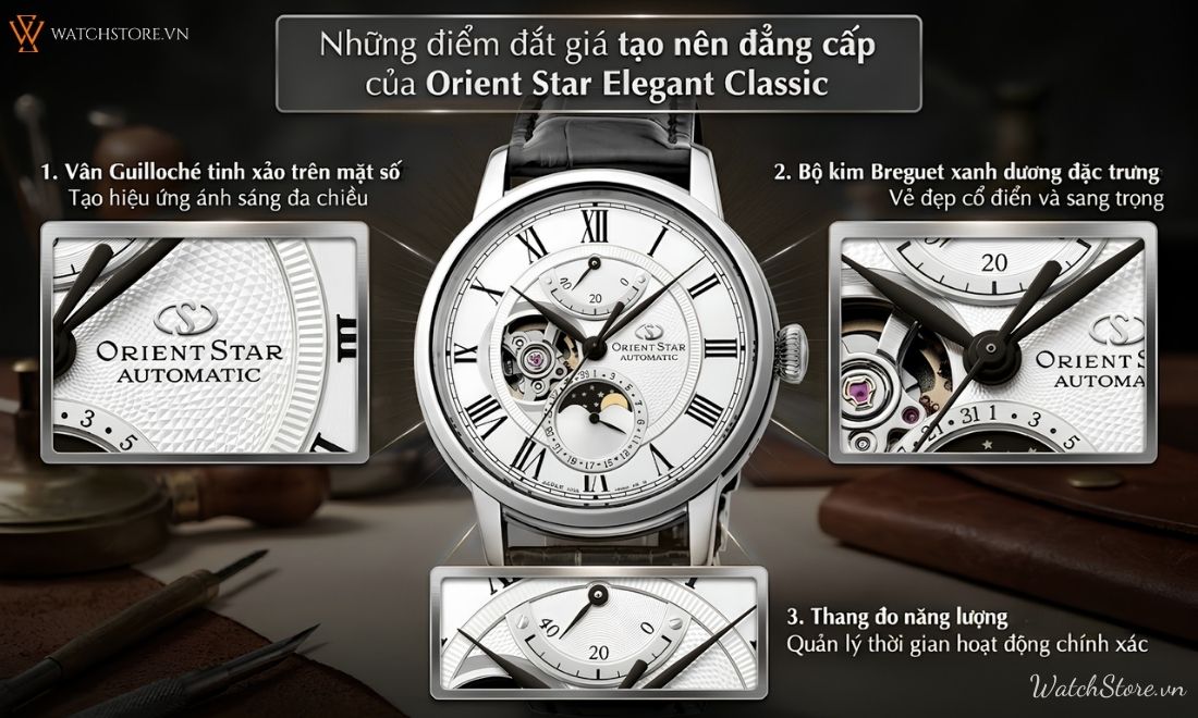 Bộ sưu tập Orient Star Elegant Classic tuyệt tác thời gian cổ điển 3 Bộ sưu tập Orient Star Elegant Classic tuyệt tác thời gian cổ điển - ảnh 3