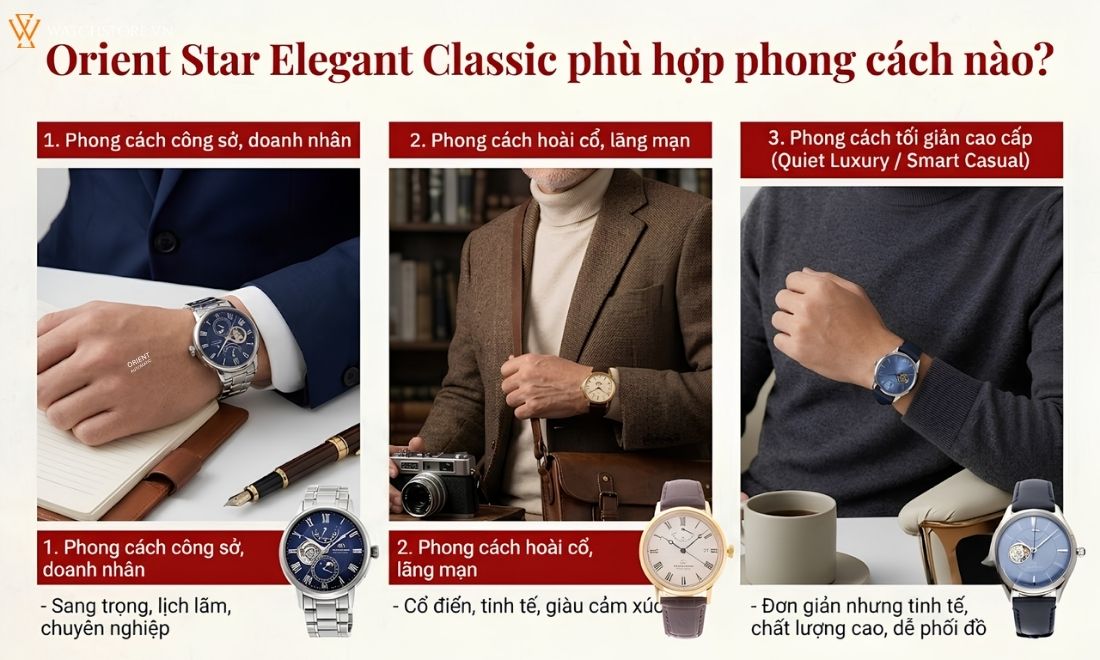 Bộ sưu tập Orient Star Elegant Classic tuyệt tác thời gian cổ điển 4 Bộ sưu tập Orient Star Elegant Classic tuyệt tác thời gian cổ điển - ảnh 4