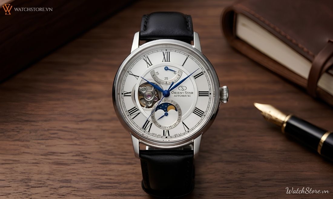 Top 7 mẫu Orient Star Moonphase ấn tượng nhất hiện nay 3 Top 7 mẫu Orient Star Moonphase ấn tượng nhất hiện nay - ảnh 3