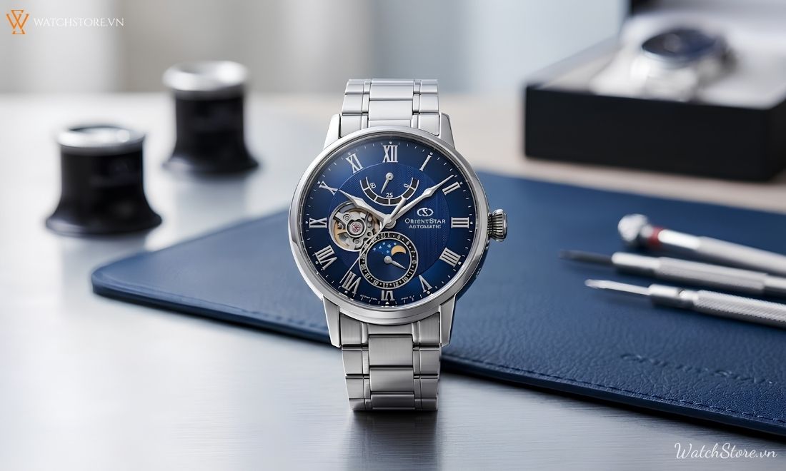 Top 7 mẫu Orient Star Moonphase ấn tượng nhất hiện nay 4 Top 7 mẫu Orient Star Moonphase ấn tượng nhất hiện nay - ảnh 4