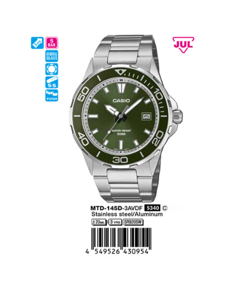 Casio Nam MTD-145D-3AVDF