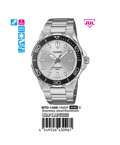 Ảnh sản phẩm Casio Nam MTD-145D-7AVDF