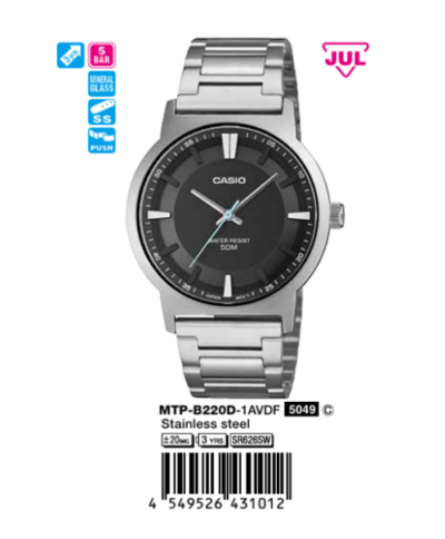 Ảnh sản phẩm Casio Nam MTP-B220BL-1AVDF