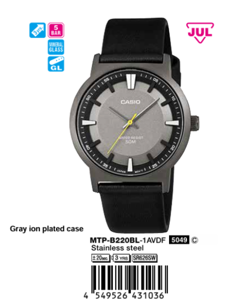 Casio Nam MTP-B220D-1AVDF