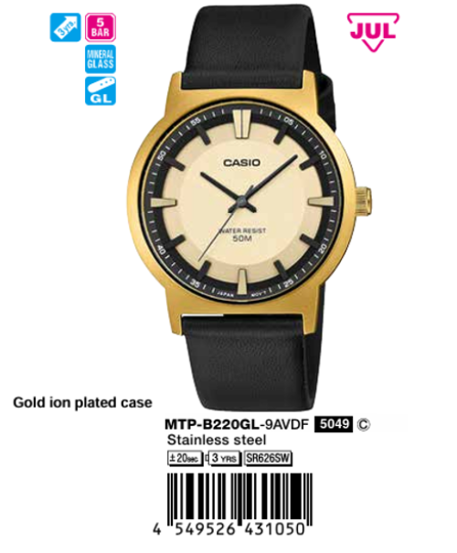 Casio Nam MTP-B220GL-9AVDF