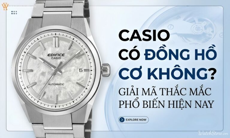 Casio có đồng hồ cơ không? Giải mã thắc mắc phổ biến hiện nay