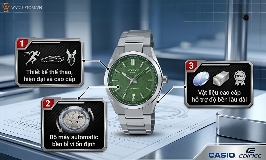 Casio có đồng hồ cơ không? Giải mã thắc mắc phổ biến hiện nay 4 Casio có đồng hồ cơ không? Giải mã thắc mắc phổ biến hiện nay - ảnh 4
