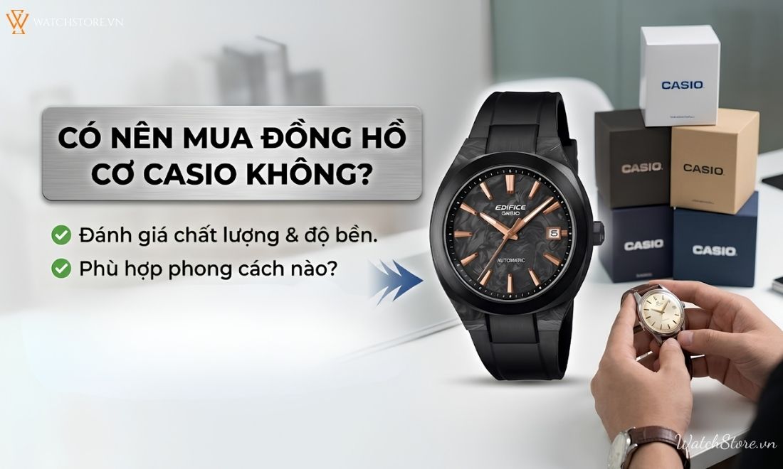 Casio có đồng hồ cơ không? Giải mã thắc mắc phổ biến hiện nay 5 Casio có đồng hồ cơ không? Giải mã thắc mắc phổ biến hiện nay - ảnh 5