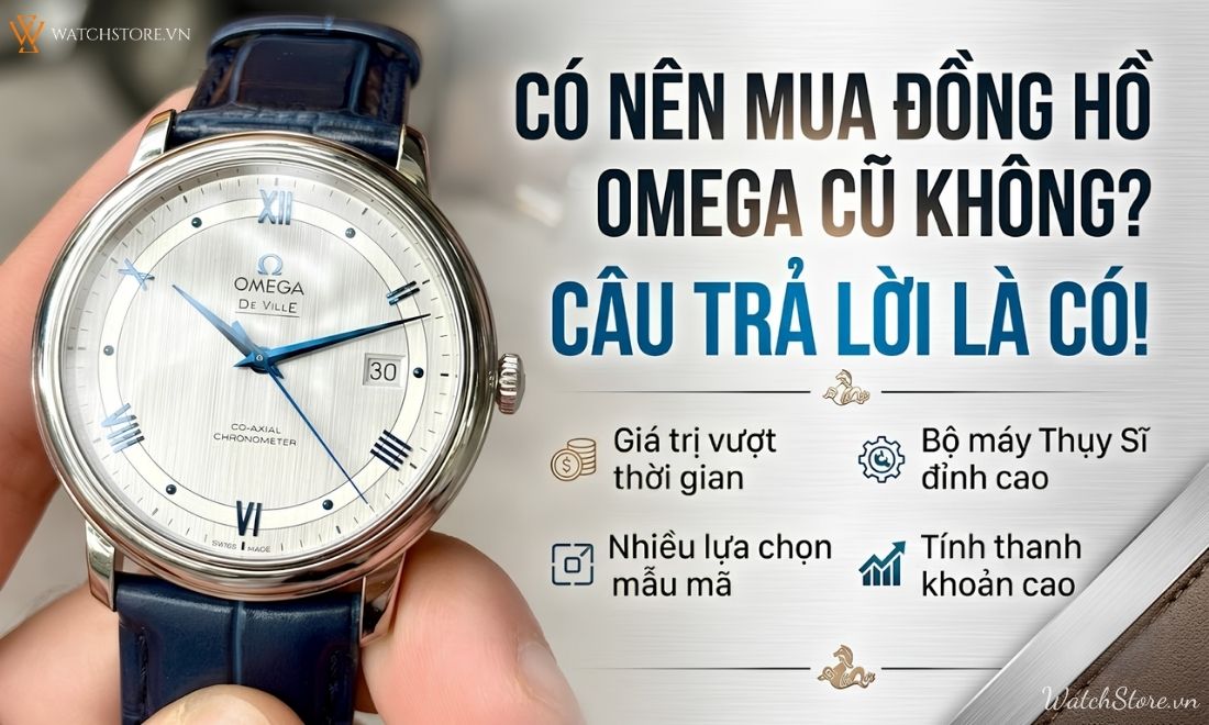 Có nên mua đồng hồ Omega cũ? Những rủi ro tiềm ẩn cần biết - ảnh 2