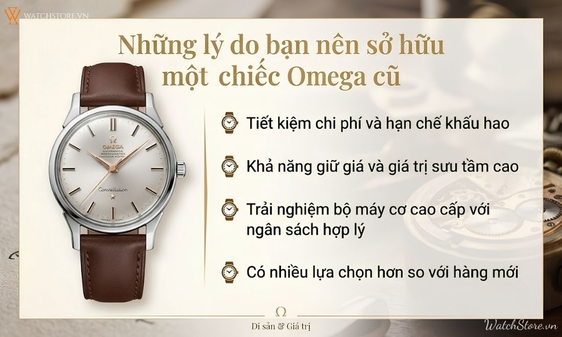 Có nên mua đồng hồ Omega cũ? Những rủi ro tiềm ẩn cần biết - ảnh 3