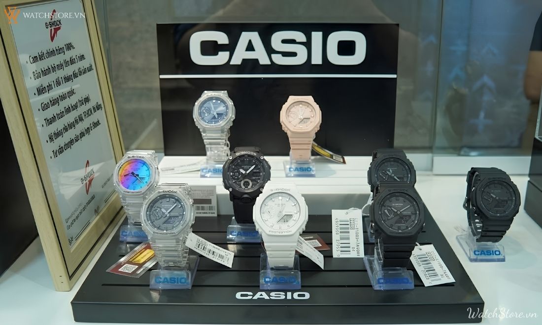 Đồng hồ G-Shock 12 Cam kết khi mua đồng hồ G-Shock tại Watchstore